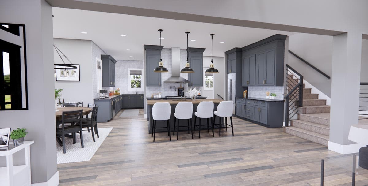Plan 14773RK: 3264 Sq Ft 4 Bed Modern Farmhouse with 2-Story Great Room and Bonus Room Expansion - Image #10 - Country, Farmhouse, Modern Farmhouse