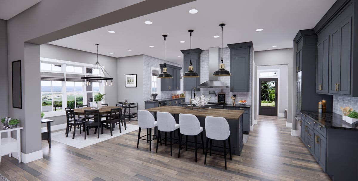 Plan 14773RK: 3264 Sq Ft 4 Bed Modern Farmhouse with 2-Story Great Room and Bonus Room Expansion - Image #11 - Country, Farmhouse, Modern Farmhouse