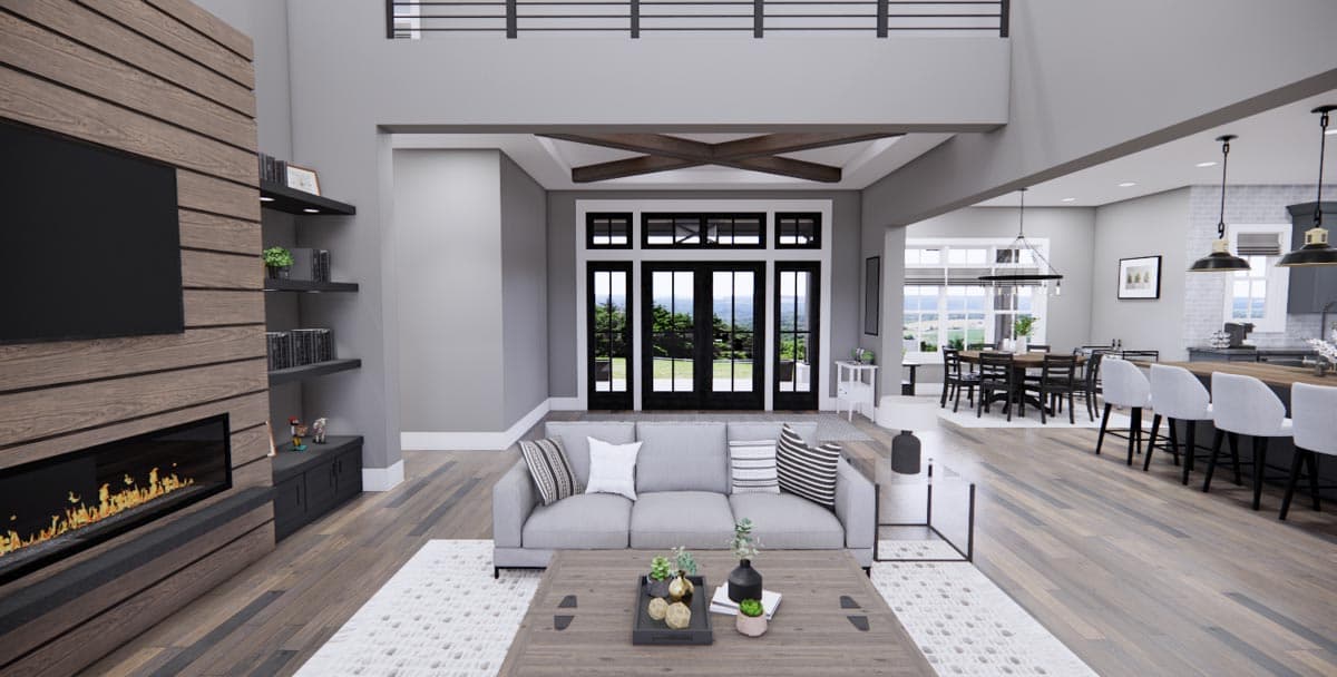 Plan 14773RK: 3264 Sq Ft 4 Bed Modern Farmhouse with 2-Story Great Room and Bonus Room Expansion - Image #15 - Country, Farmhouse, Modern Farmhouse