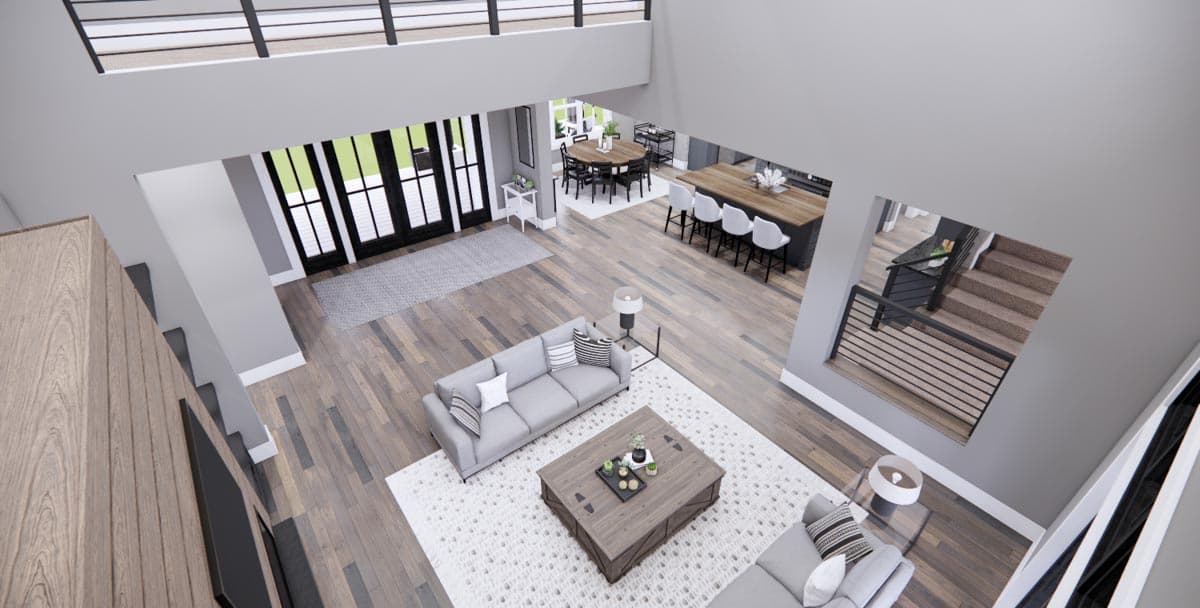 Plan 14773RK: 3264 Sq Ft 4 Bed Modern Farmhouse with 2-Story Great Room and Bonus Room Expansion - Image #17 - Country, Farmhouse, Modern Farmhouse