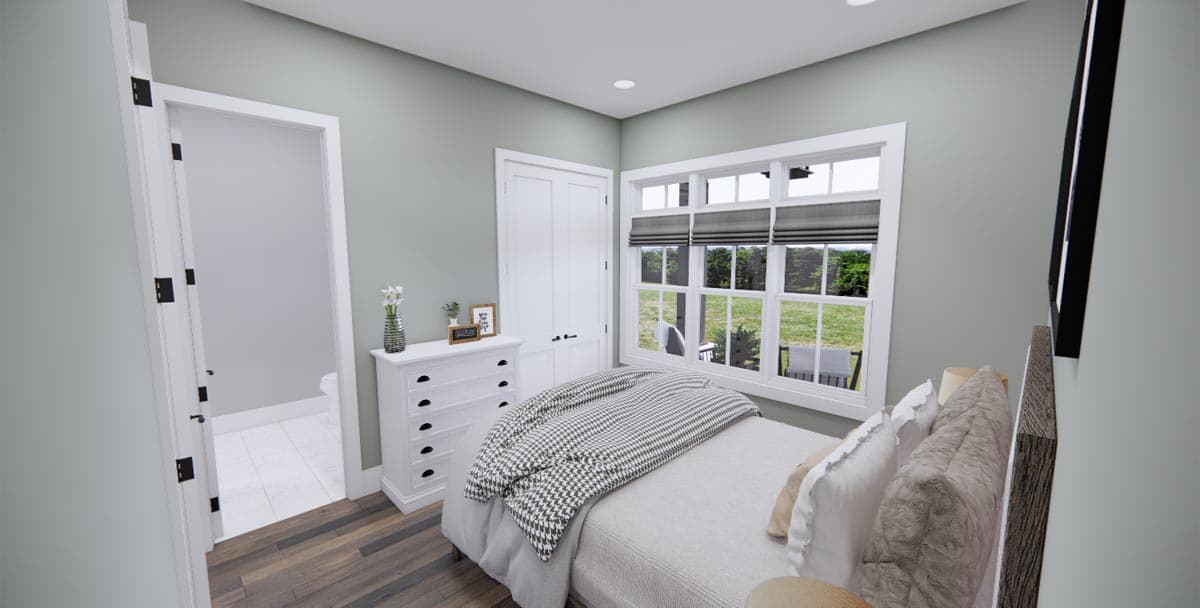 Plan 14773RK: 3264 Sq Ft 4 Bed Modern Farmhouse with 2-Story Great Room and Bonus Room Expansion - Image #22 - Country, Farmhouse, Modern Farmhouse