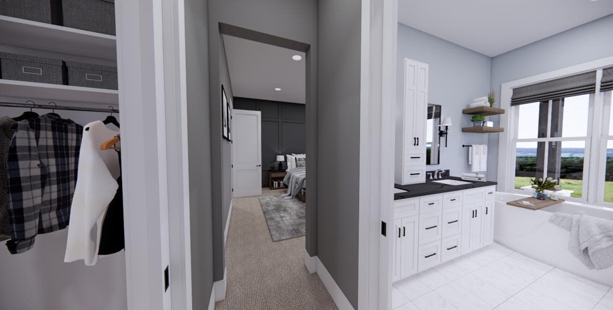 Plan 14773RK: 3264 Sq Ft 4 Bed Modern Farmhouse with 2-Story Great Room and Bonus Room Expansion - Image #28 - Country, Farmhouse, Modern Farmhouse