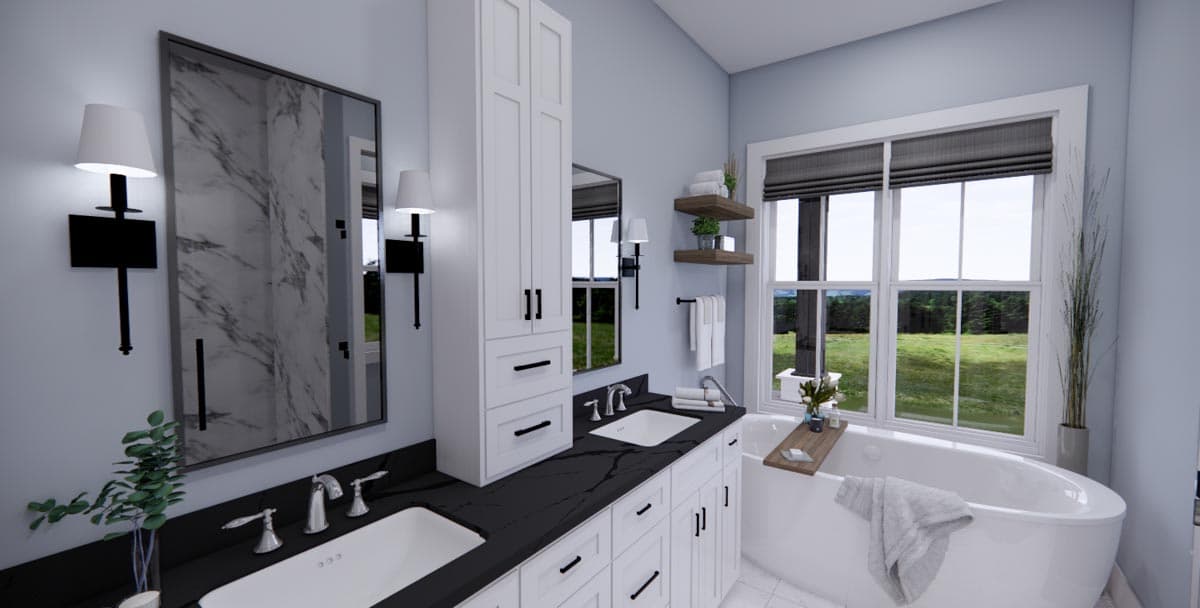 Plan 14773RK: 3264 Sq Ft 4 Bed Modern Farmhouse with 2-Story Great Room and Bonus Room Expansion - Image #30 - Country, Farmhouse, Modern Farmhouse