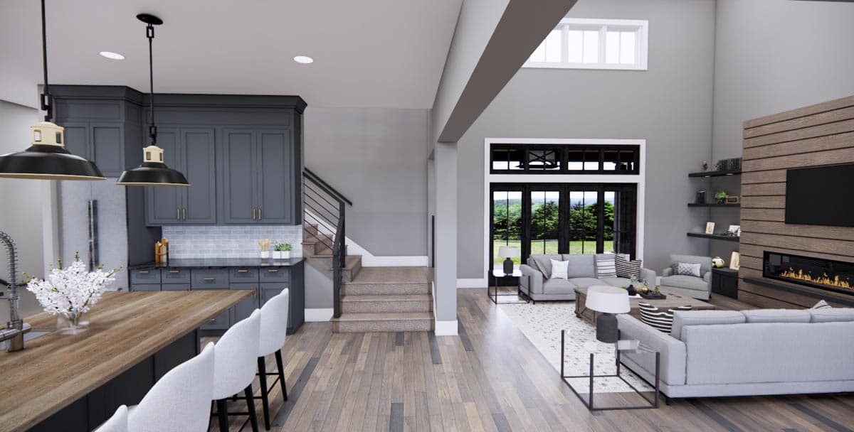 Plan 14773RK: 3264 Sq Ft 4 Bed Modern Farmhouse with 2-Story Great Room and Bonus Room Expansion - Image #46 - Country, Farmhouse, Modern Farmhouse