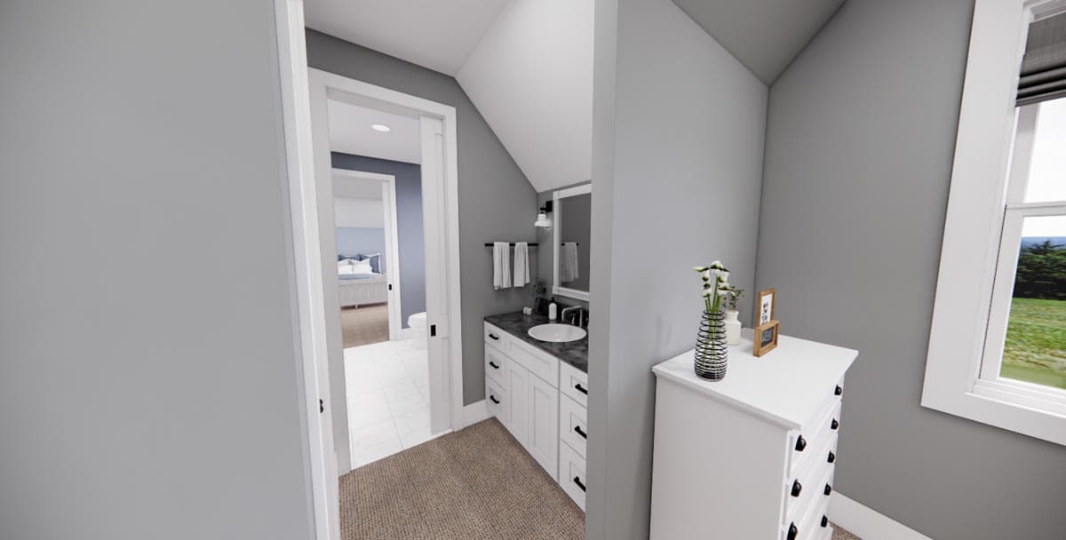 Plan 14773RK: 3264 Sq Ft 4 Bed Modern Farmhouse with 2-Story Great Room and Bonus Room Expansion - Image #58 - Country, Farmhouse, Modern Farmhouse