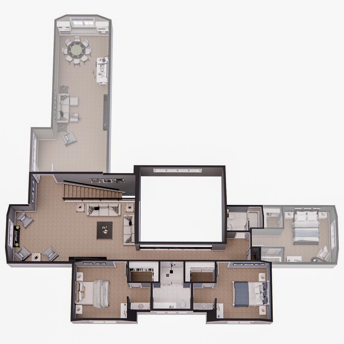 Plan 14773RK: 3264 Sq Ft 4 Bed Modern Farmhouse with 2-Story Great Room and Bonus Room Expansion - Image #70 - Country, Farmhouse, Modern Farmhouse