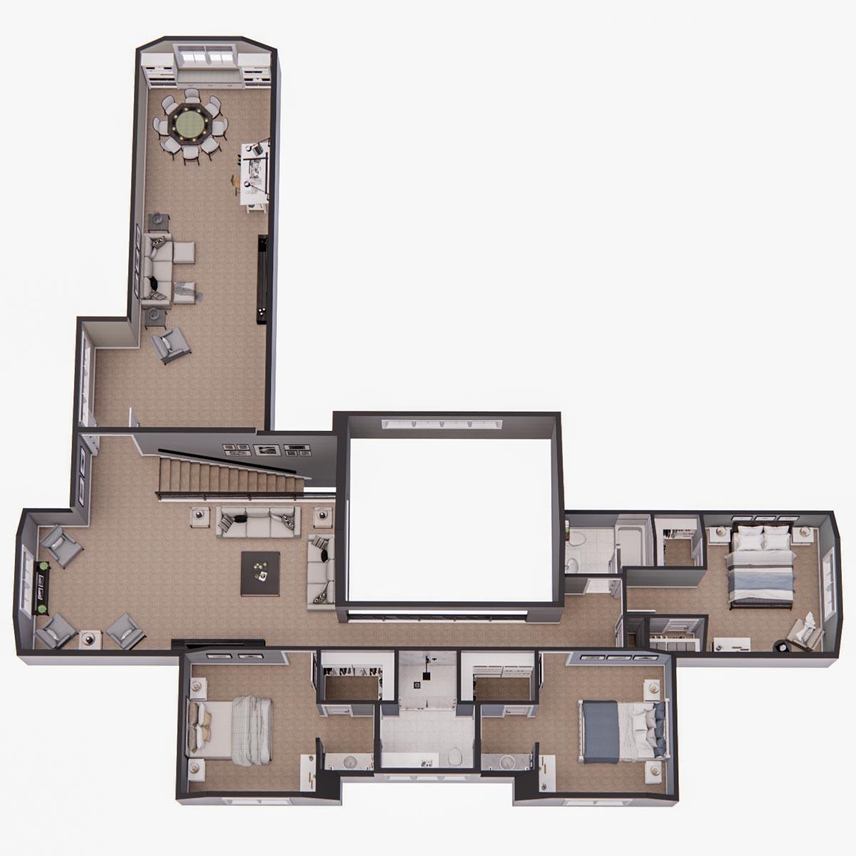 Plan 14773RK: 3264 Sq Ft 4 Bed Modern Farmhouse with 2-Story Great Room and Bonus Room Expansion - Image #71 - Country, Farmhouse, Modern Farmhouse