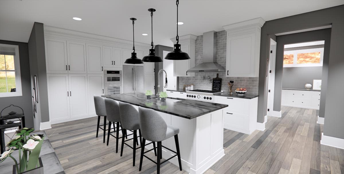 Plan 14774RK: 2176 Square Foot Contemporary Farmhouse with Two 10-Foot-Deep Rear Porches - Image #13 - Country, Craftsman, Modern Farmhouse, New American