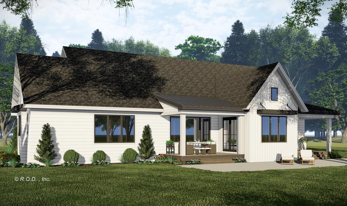 Plan 14775RK: 3138 Square Foot New American House Plan with Upstairs Suite - Image #7 - Country, Craftsman, Farmhouse, Modern Farmhouse, New American, Traditional
