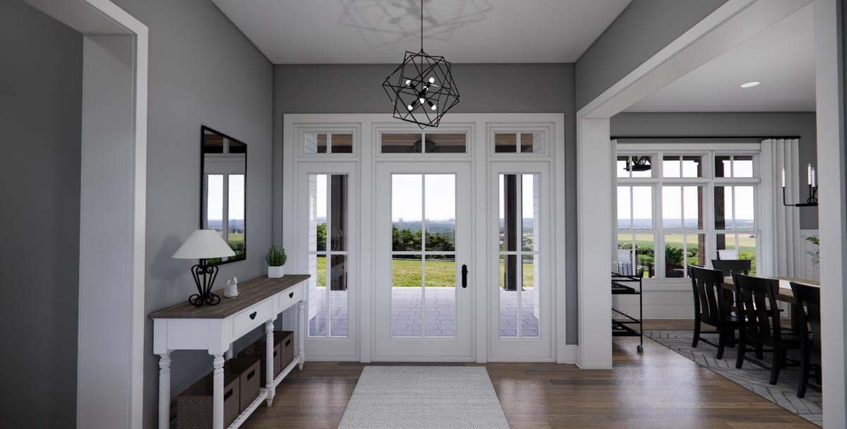 Plan 14778RK: 3,200 Square Foot Modern Farmhouse Plan with Two-Story Great Room - Image #10 - Country, Farmhouse, Modern Farmhouse, New American, Traditional