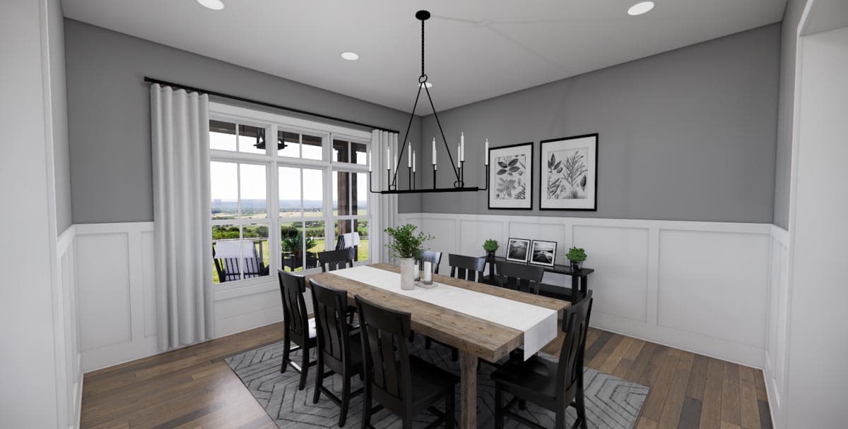 Plan 14778RK: 3,200 Square Foot Modern Farmhouse Plan with Two-Story Great Room - Image #11 - Country, Farmhouse, Modern Farmhouse, New American, Traditional