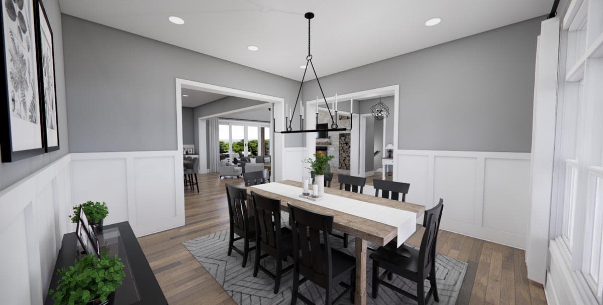 Plan 14778RK: 3,200 Square Foot Modern Farmhouse Plan with Two-Story Great Room - Image #12 - Country, Farmhouse, Modern Farmhouse, New American, Traditional