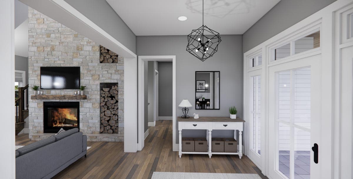 Plan 14778RK: 3,200 Square Foot Modern Farmhouse Plan with Two-Story Great Room - Image #13 - Country, Farmhouse, Modern Farmhouse, New American, Traditional