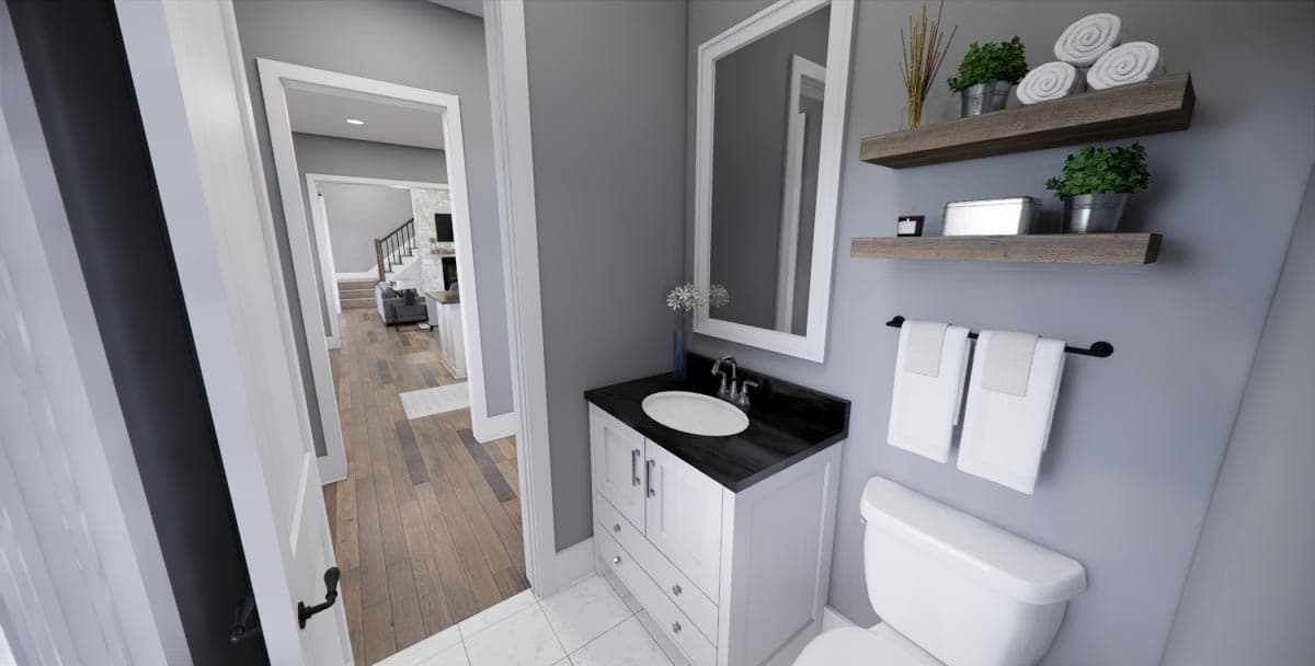 Plan 14778RK: 3,200 Square Foot Modern Farmhouse Plan with Two-Story Great Room - Image #20 - Country, Farmhouse, Modern Farmhouse, New American, Traditional