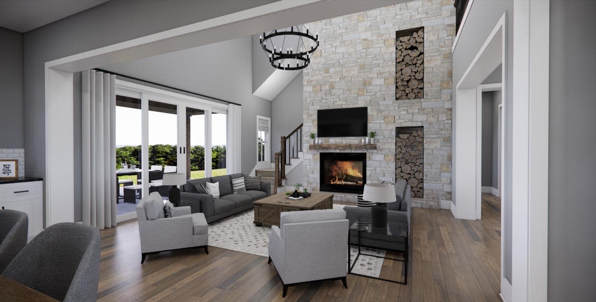 Plan 14778RK: 3,200 Square Foot Modern Farmhouse Plan with Two-Story Great Room - Image #27 - Country, Farmhouse, Modern Farmhouse, New American, Traditional