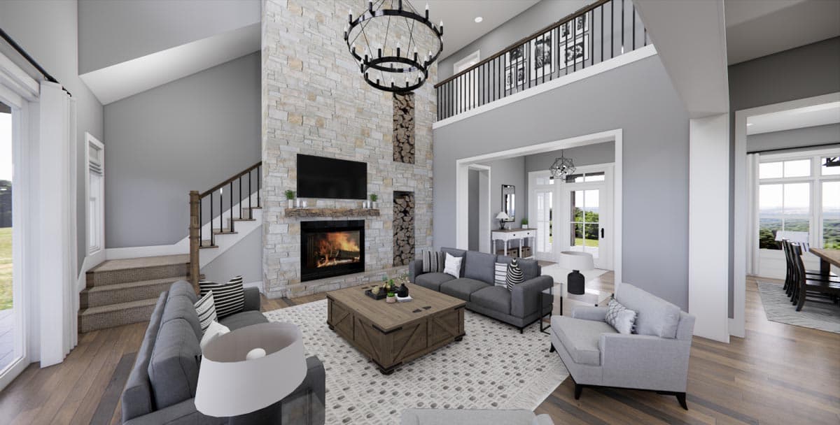 Plan 14778RK: 3,200 Square Foot Modern Farmhouse Plan with Two-Story Great Room - Image #28 - Country, Farmhouse, Modern Farmhouse, New American, Traditional