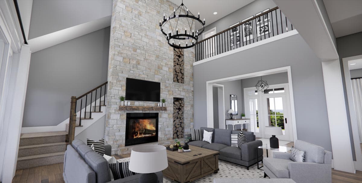 Plan 14778RK: 3,200 Square Foot Modern Farmhouse Plan with Two-Story Great Room - Image #29 - Country, Farmhouse, Modern Farmhouse, New American, Traditional