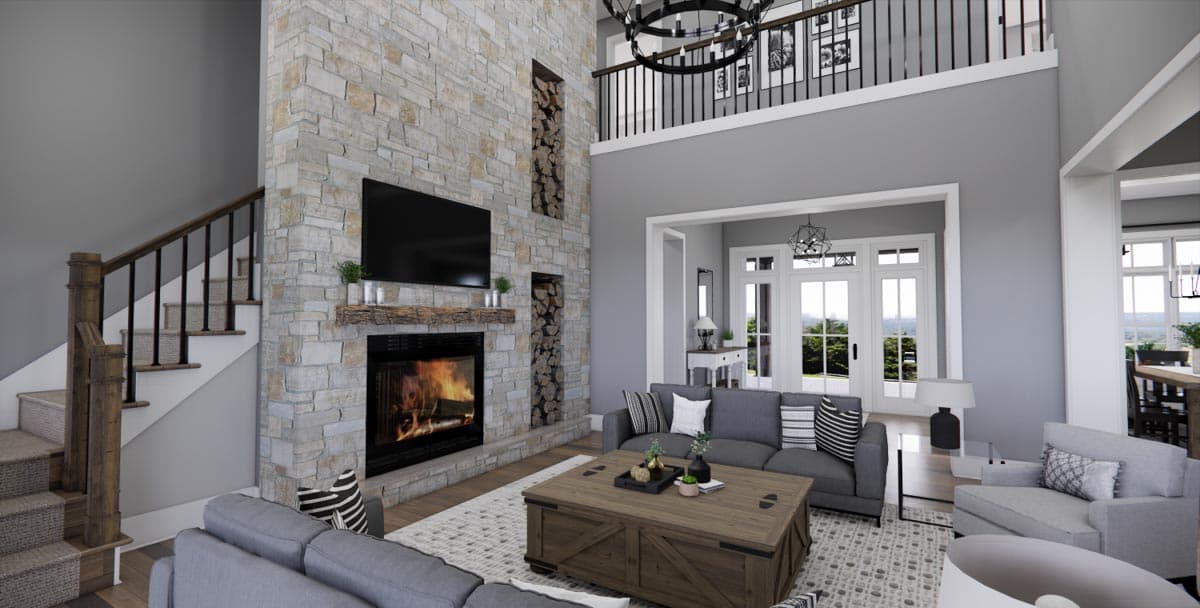 Plan 14778RK: 3,200 Square Foot Modern Farmhouse Plan with Two-Story Great Room - Image #31 - Country, Farmhouse, Modern Farmhouse, New American, Traditional