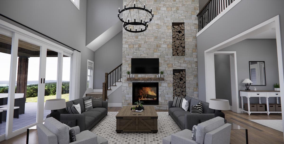 Plan 14778RK: 3,200 Square Foot Modern Farmhouse Plan with Two-Story Great Room - Image #32 - Country, Farmhouse, Modern Farmhouse, New American, Traditional