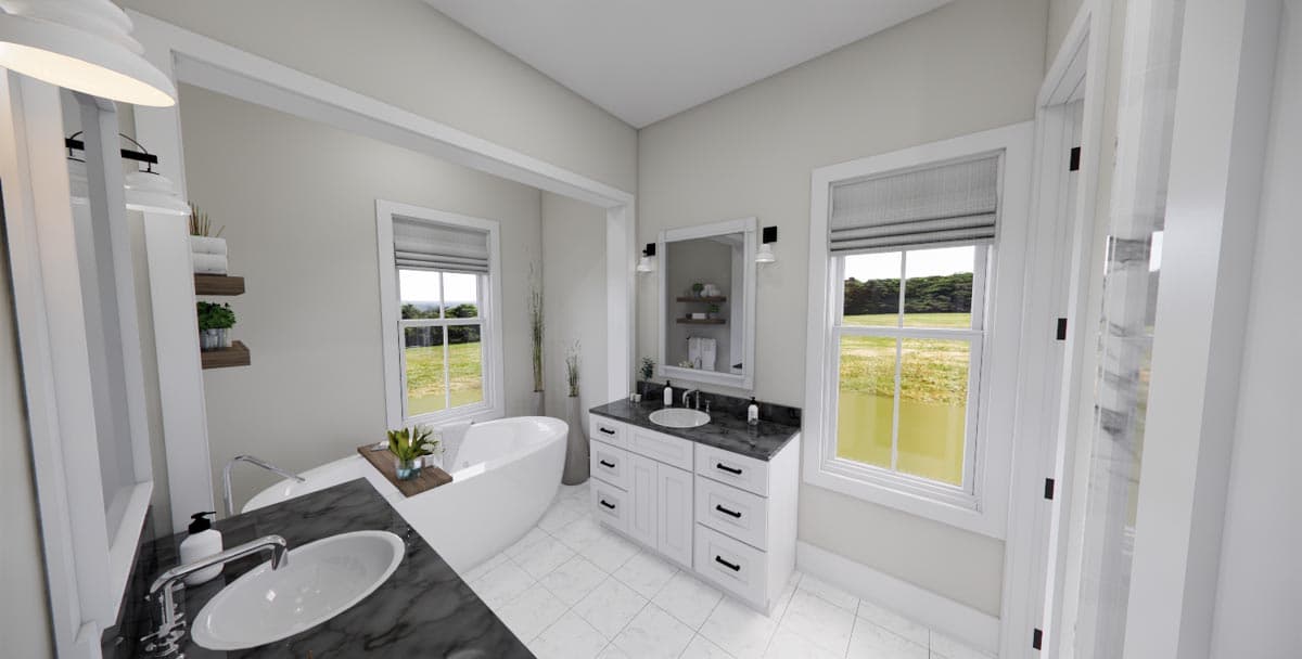 Plan 14778RK: 3,200 Square Foot Modern Farmhouse Plan with Two-Story Great Room - Image #38 - Country, Farmhouse, Modern Farmhouse, New American, Traditional