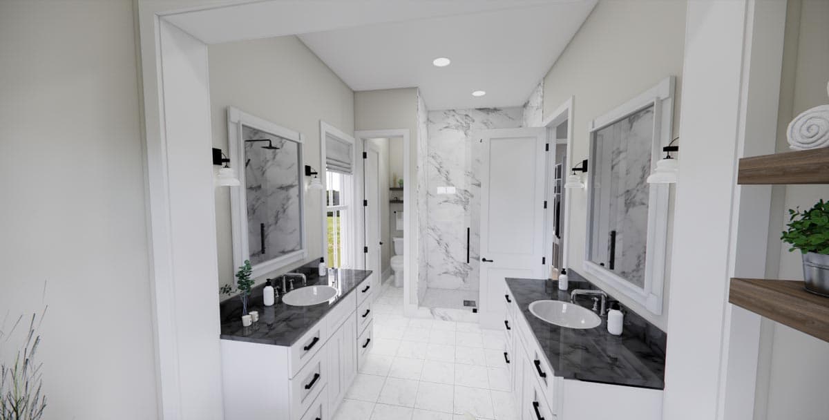 Plan 14778RK: 3,200 Square Foot Modern Farmhouse Plan with Two-Story Great Room - Image #40 - Country, Farmhouse, Modern Farmhouse, New American, Traditional