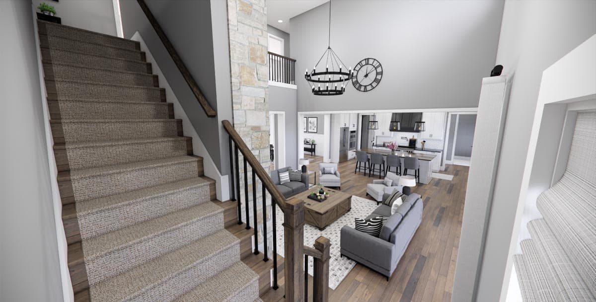 Plan 14778RK: 3,200 Square Foot Modern Farmhouse Plan with Two-Story Great Room - Image #49 - Country, Farmhouse, Modern Farmhouse, New American, Traditional