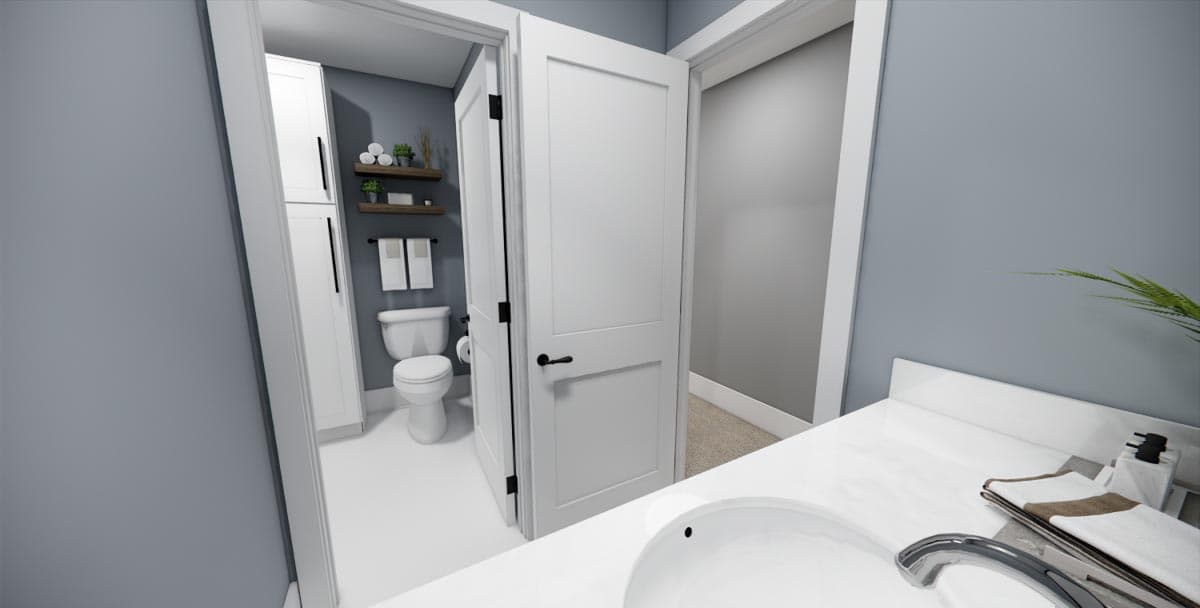 Plan 14778RK: 3,200 Square Foot Modern Farmhouse Plan with Two-Story Great Room - Image #59 - Country, Farmhouse, Modern Farmhouse, New American, Traditional