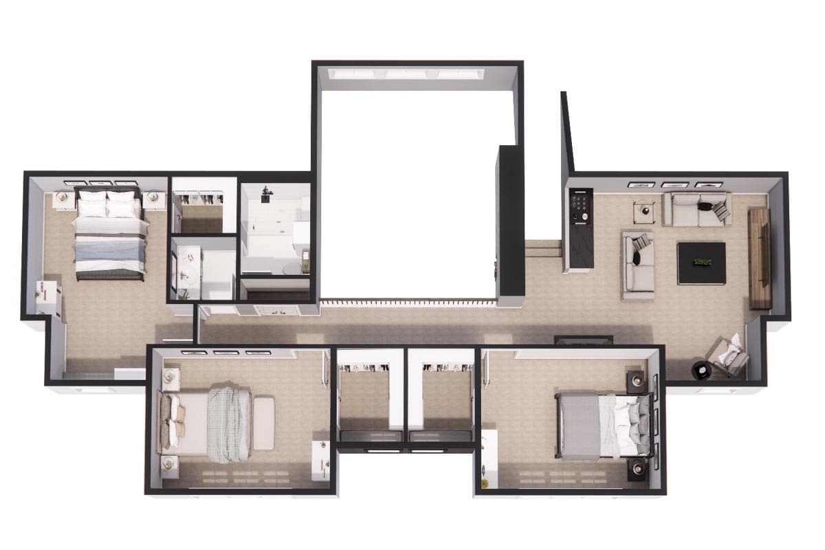 Plan 14778RK: 3,200 Square Foot Modern Farmhouse Plan with Two-Story Great Room - Image #64 - Country, Farmhouse, Modern Farmhouse, New American, Traditional