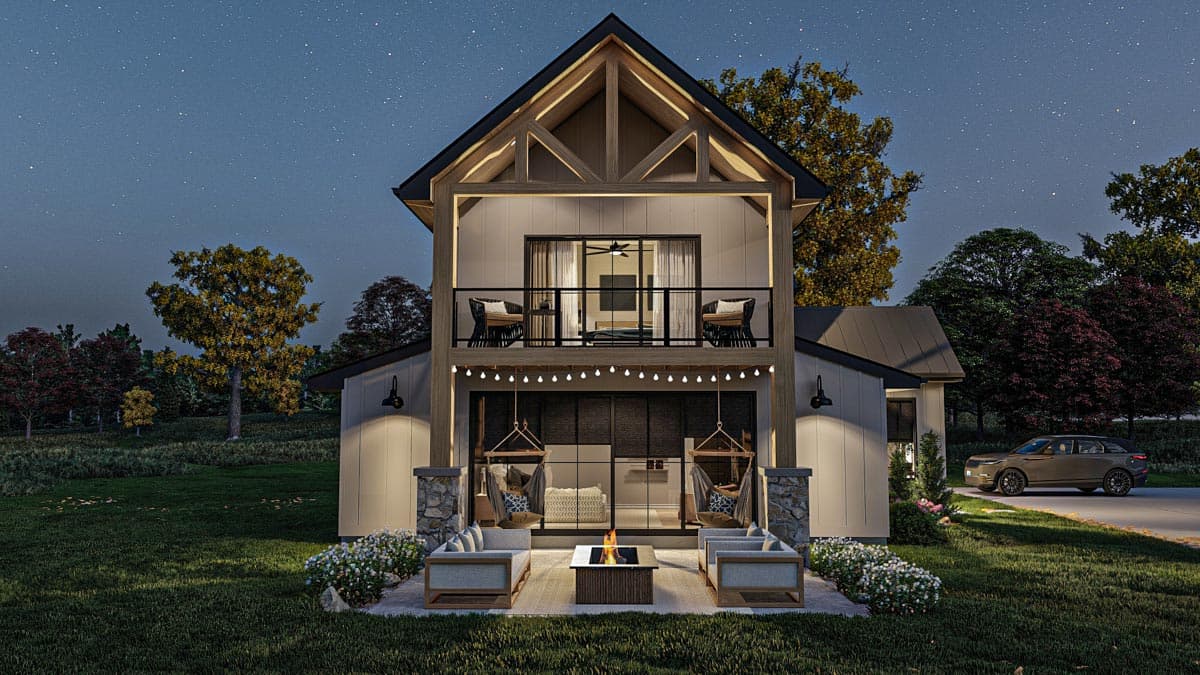 Plan 623265DJ: Modern Barndominium-Style House Plan with Two-Story Great Room - Image #21 - Barndominium, Country, Farmhouse, Modern Farmhouse, New American