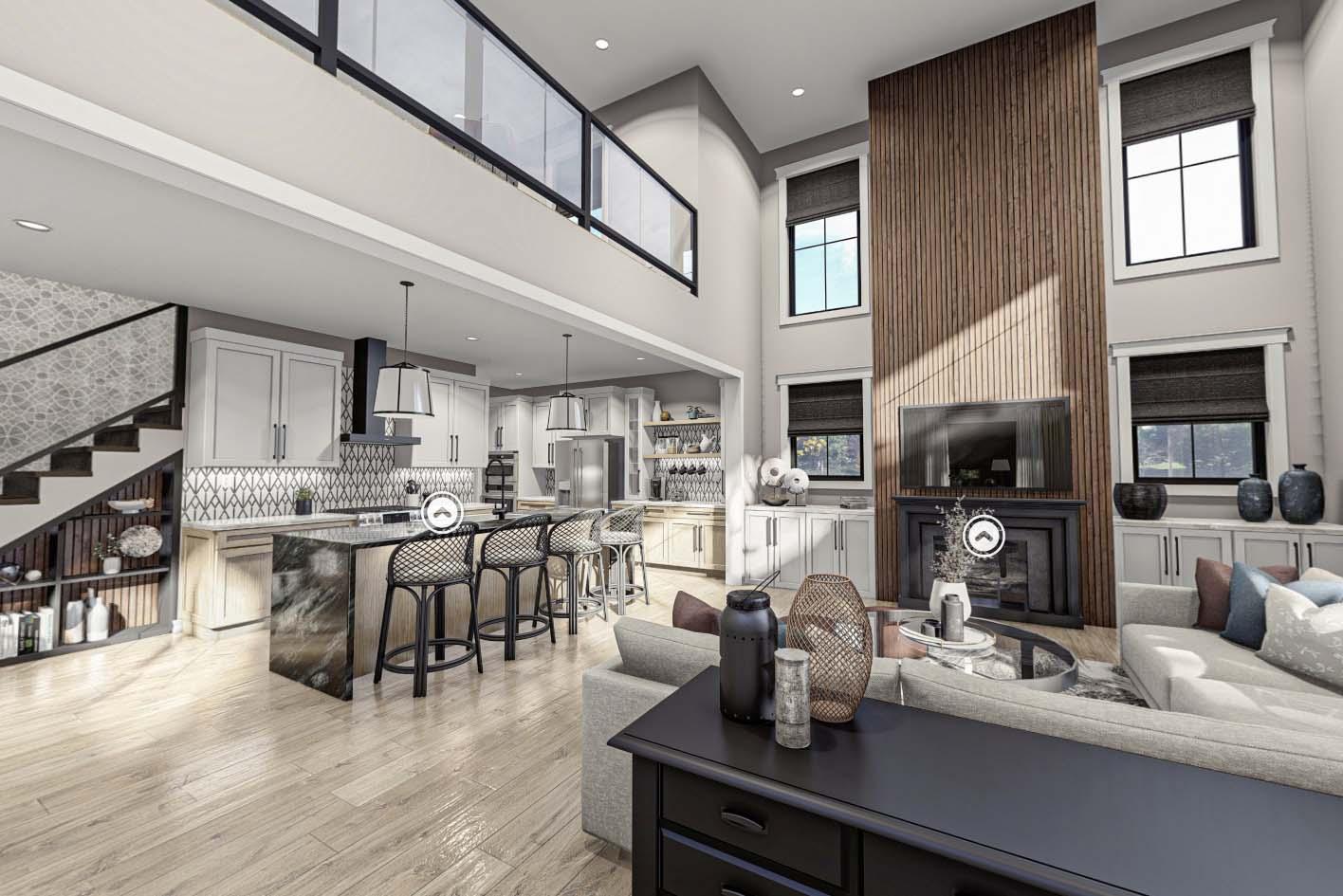 Plan 623265DJ: Modern Barndominium-Style House Plan with Two-Story Great Room - Virtual Tour Cover Image - Barndominium, Country, Farmhouse, Modern Farmhouse, New American