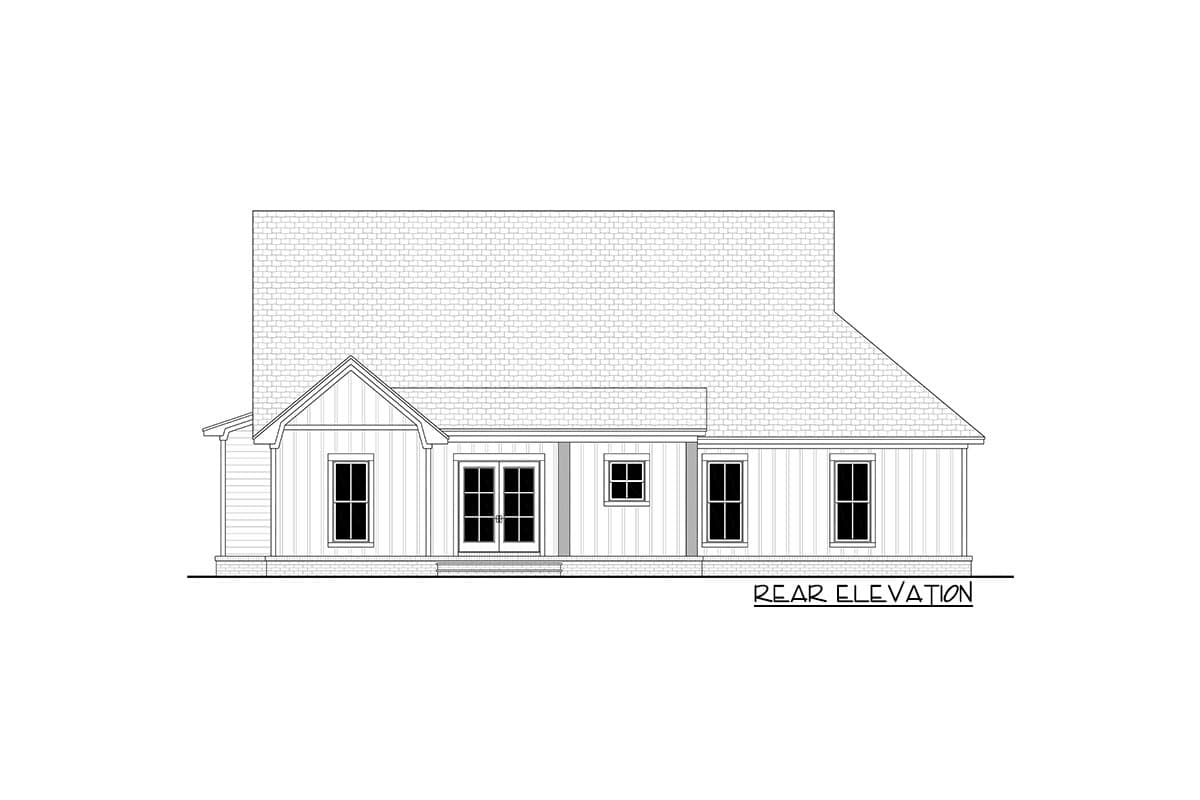 Plan 51944HZ: 1700 Sq Ft Modern Farmhouse Plan with 4-Bedrooms - Image #5 - Country, Craftsman, Modern Farmhouse, New American, Traditional