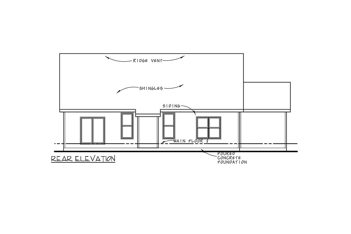 Plan 42445DB: One-Story Farmhouse Plan with 3 Car Garage - Image #32 - Country, Modern Farmhouse, New American
