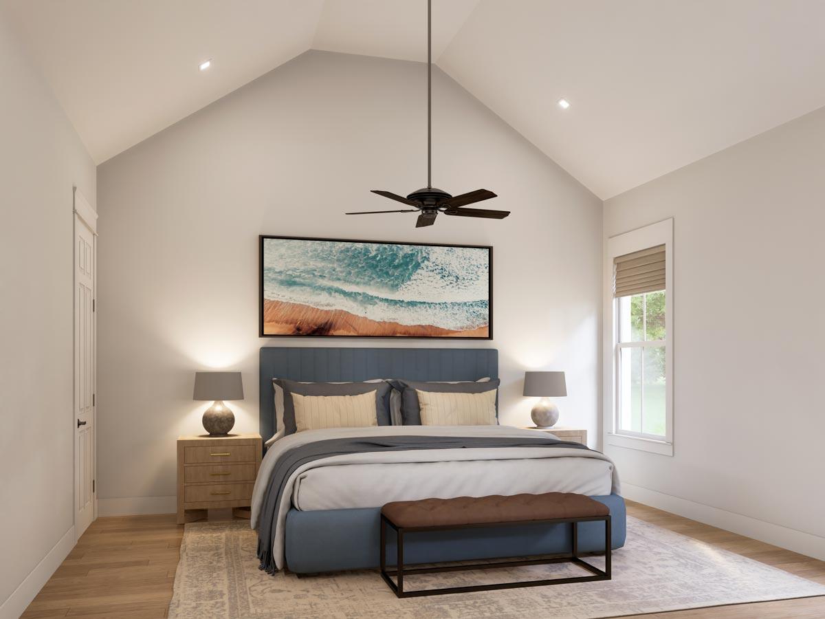 Plan 51945HZ: Transitional 3-Bed Modern Farmhouse with Rear Wrap-Around Porch - Image #17 - Country, Modern Farmhouse, New American, Transitional