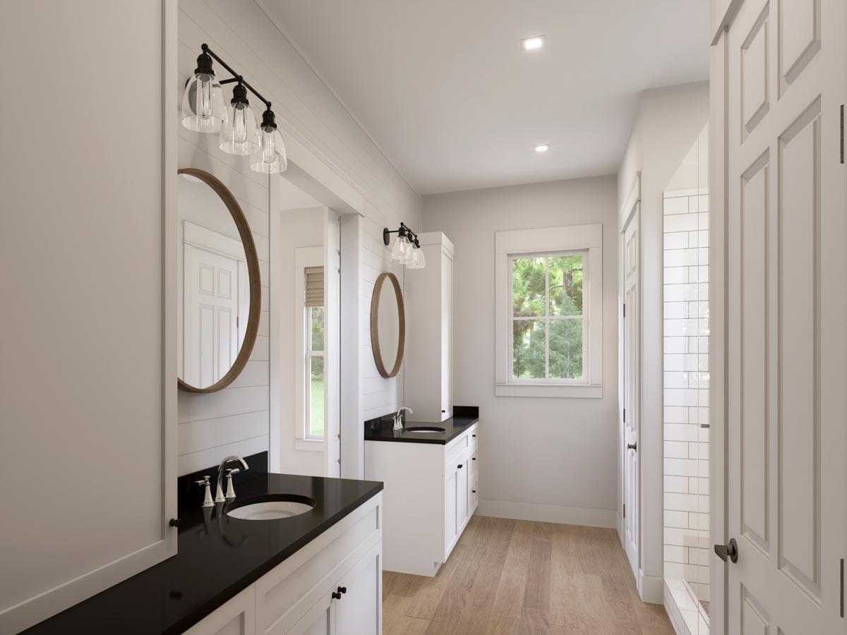 Plan 51945HZ: Transitional 3-Bed Modern Farmhouse with Rear Wrap-Around Porch - Image #18 - Country, Modern Farmhouse, New American, Transitional