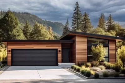 999 Square Foot 2-Bed Mid-Century Modern House Plan