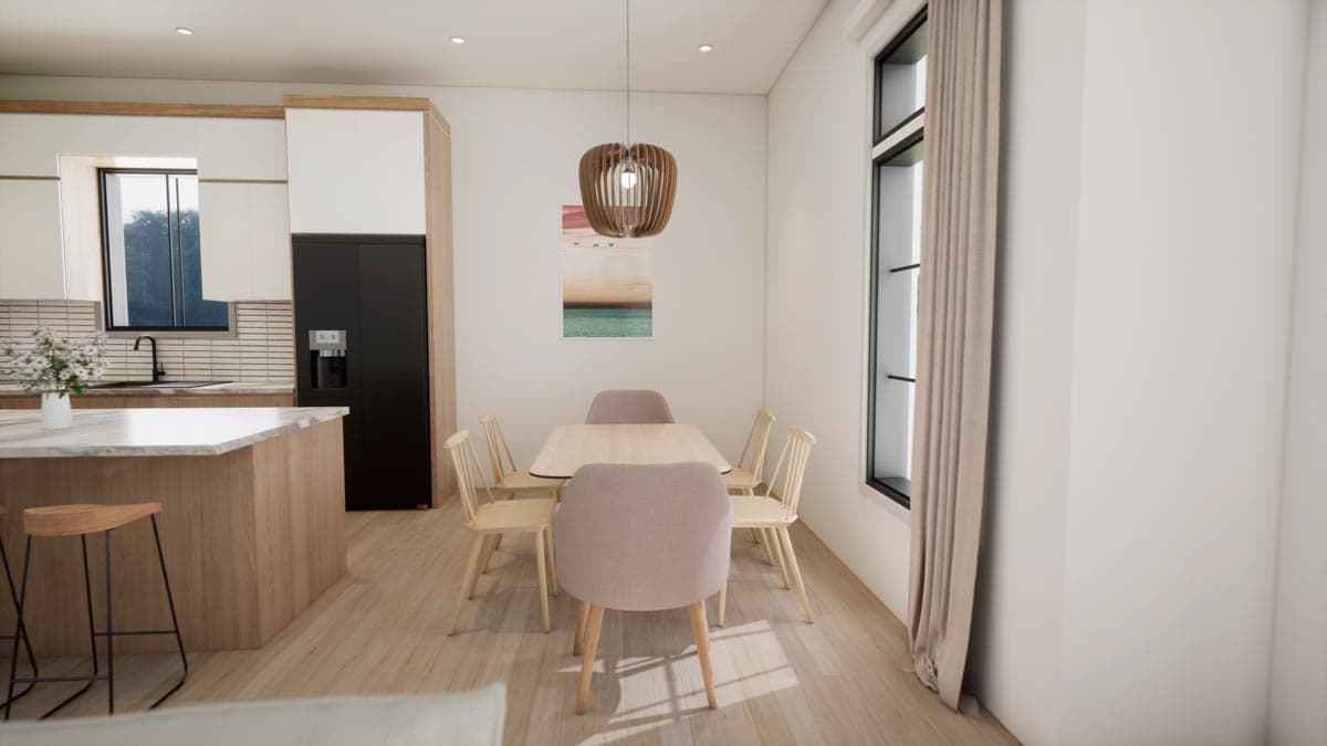 Plan 420104WNT: 2-Bed Modern Cottage House Plan Under 1000 Sq Ft with 15' Ceiling in Vaulted Great Room - Image #9 - Cabin, Contemporary, Cottage, Country, Modern, New American, Traditional, Vacation