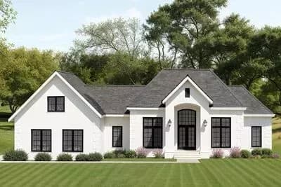 3 Bed Transitional House Plan Under 2700 Square Feet with Bonus Room