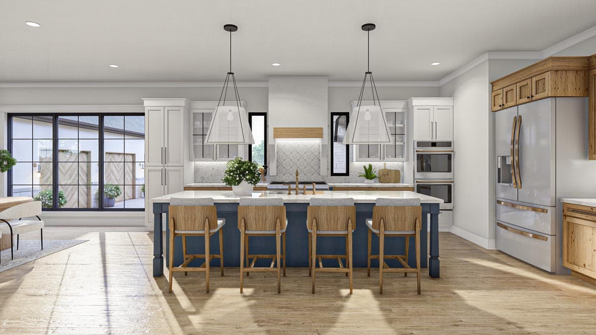 Plan 623272DJ: 5 Bed Transitional House Plan with 3 Lofts and 2 Laundry Rooms and 1 Apartment - Image #11 - European, Transitional, Tudor