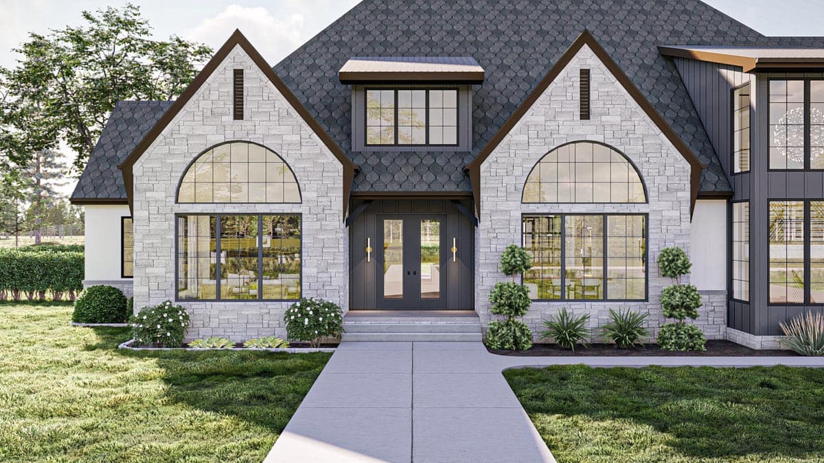 Plan 623272DJ: 5 Bed Transitional House Plan with 3 Lofts and 2 Laundry Rooms and 1 Apartment - Image #20 - European, Transitional, Tudor