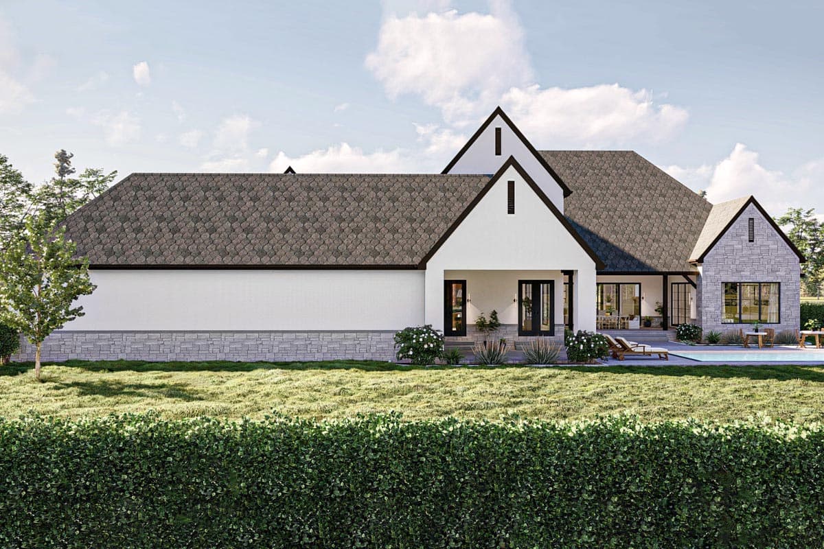 Plan 623272DJ: 5 Bed Transitional House Plan with 3 Lofts and 2 Laundry Rooms and 1 Apartment - Image #23 - European, Transitional, Tudor