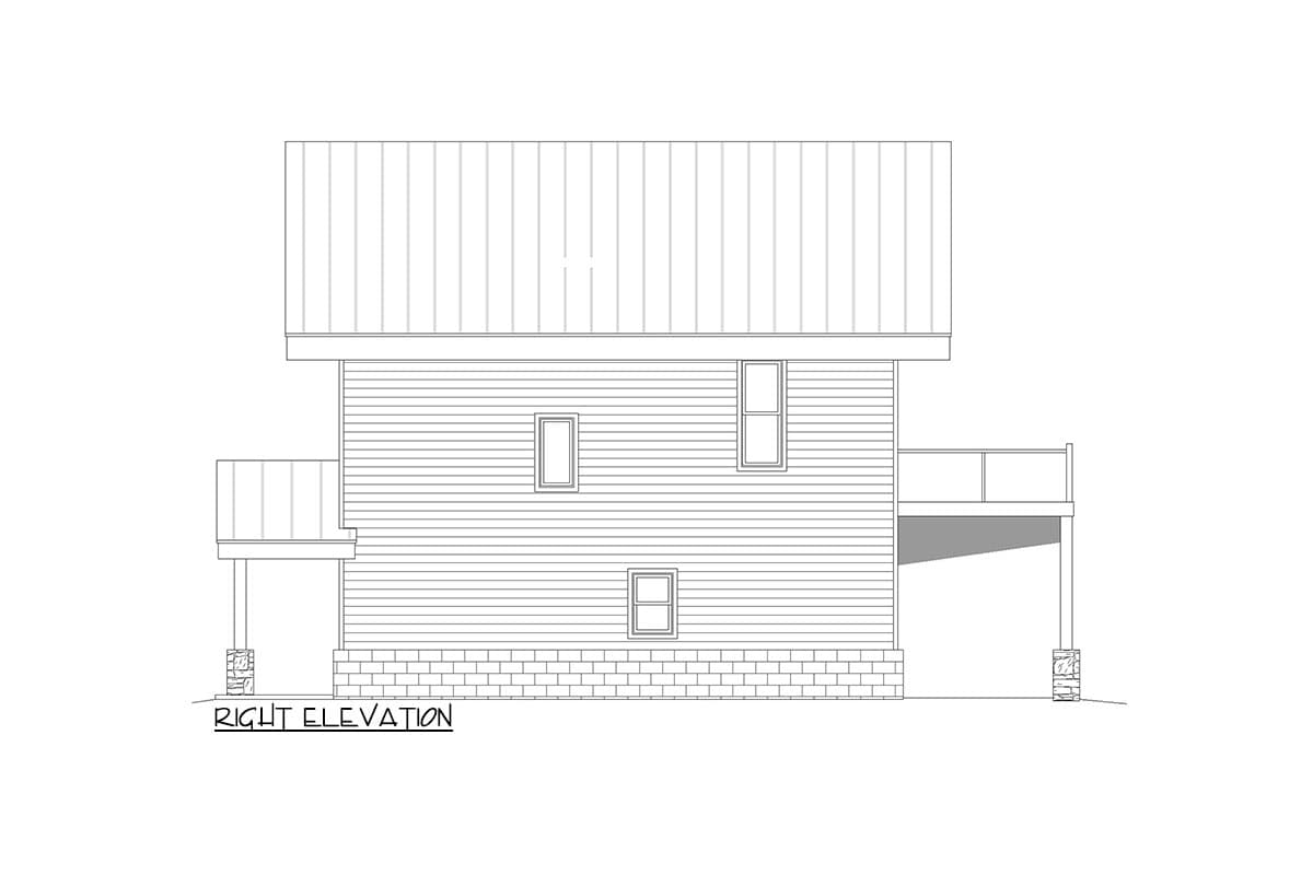 Plan 680178VR: 3-Bed Modern Mountain Home with Wraparound Balcony and Artist's Loft - Image #5