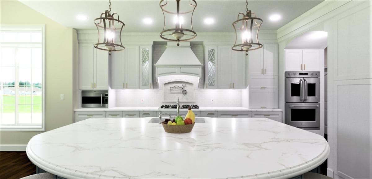 Plan 703009TYL: Luxury 5 Bedroom European-Style House Plan Under 5000 Square Feet on a Walkout Basement - Image #9 - European