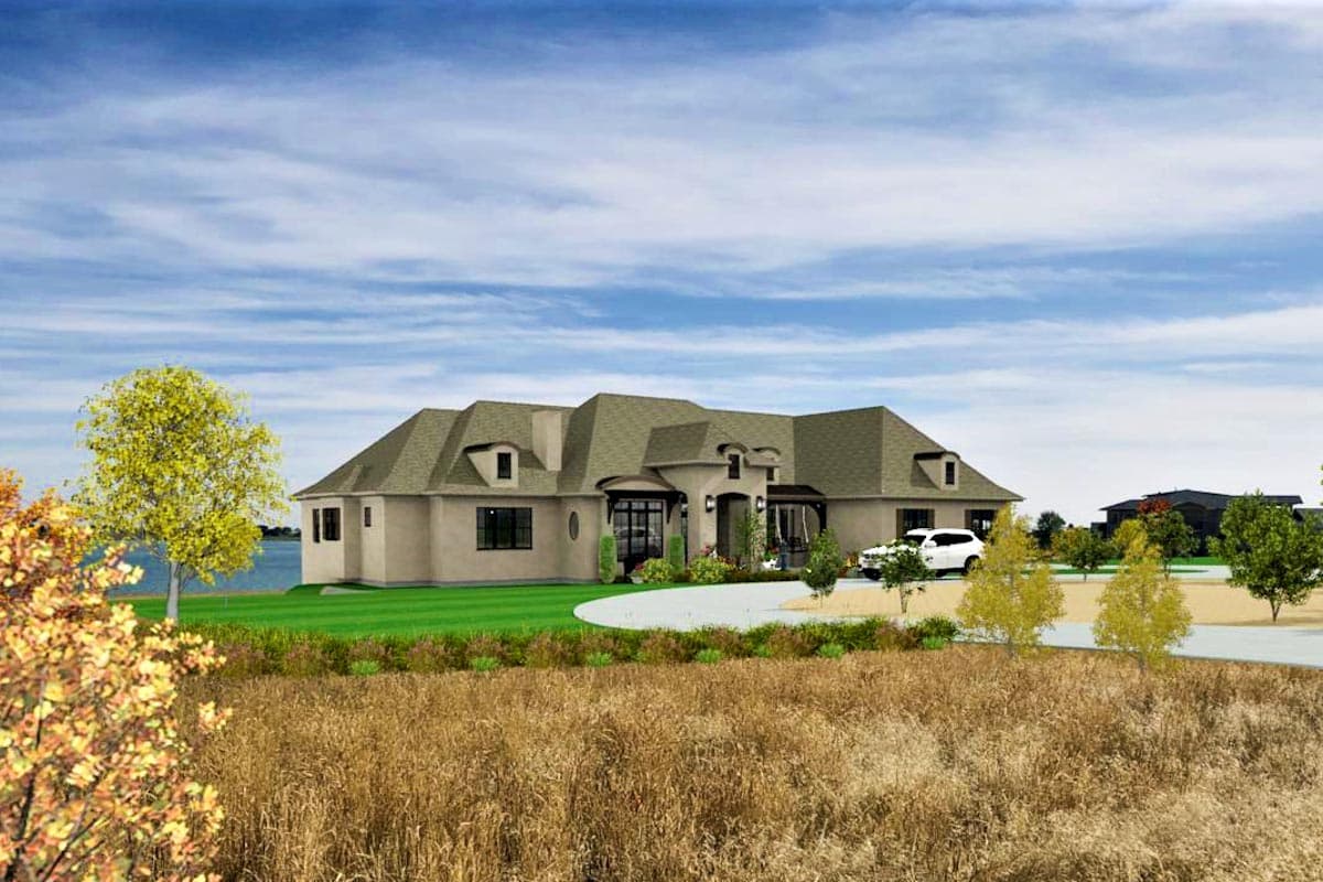 Plan 703009TYL: Luxury 5 Bedroom European-Style House Plan Under 5000 Square Feet on a Walkout Basement - Image #20 - European