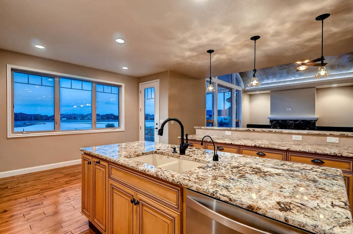 Plan 703010TYL: Transitional House Plan with Finished Lower Level and an Angled 3-Car Garage - Image #15 - European, Transitional