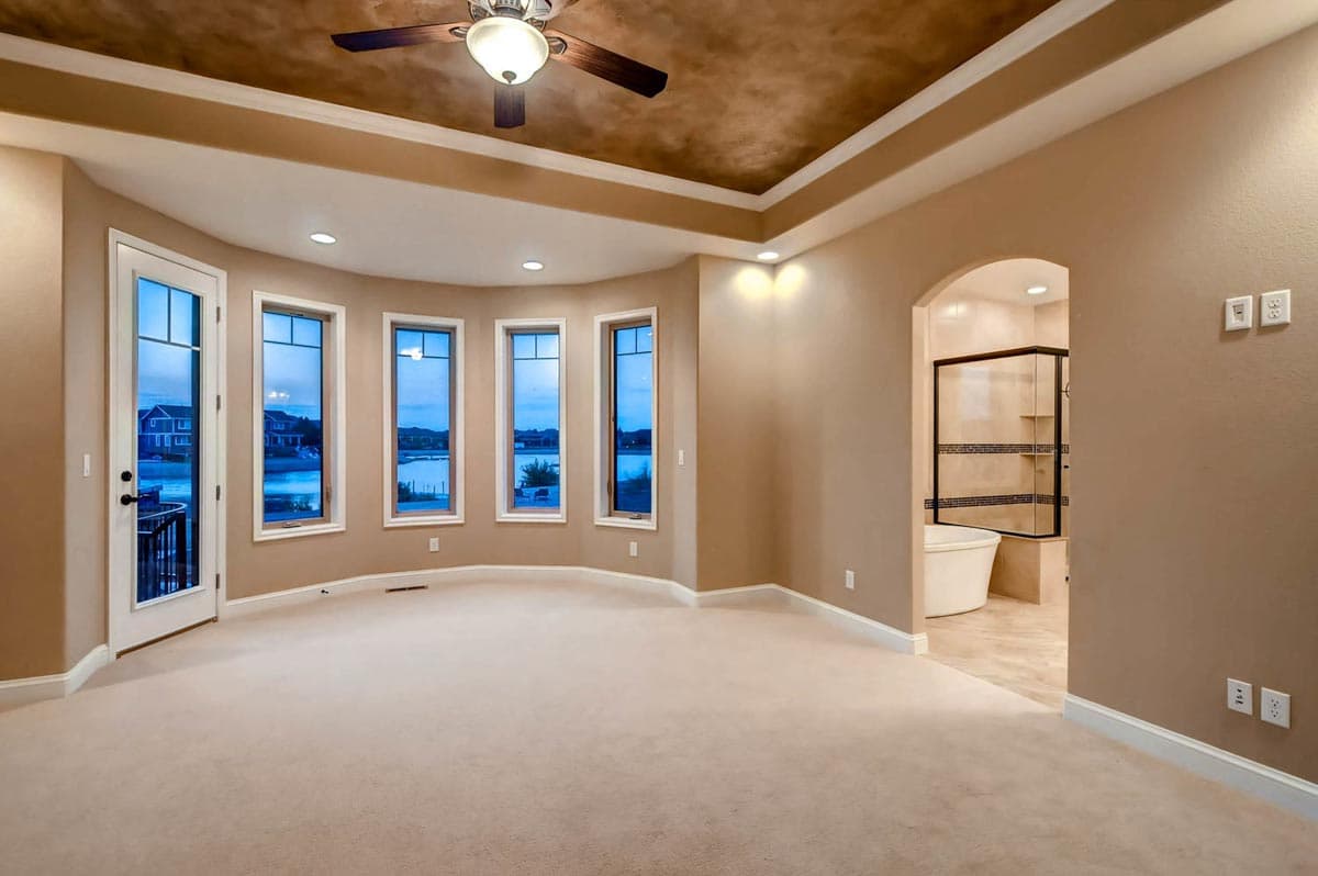 Plan 703010TYL: Transitional House Plan with Finished Lower Level and an Angled 3-Car Garage - Image #20 - European, Transitional