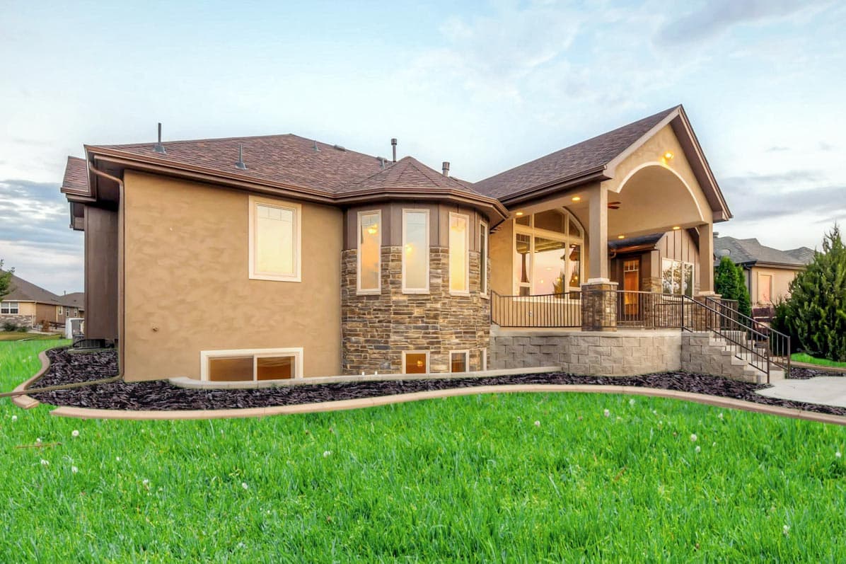 Plan 703010TYL: Transitional House Plan with Finished Lower Level and an Angled 3-Car Garage - Image #35 - European, Transitional