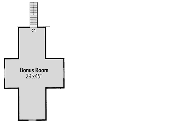 Plan 35435GH: Your Own Home Gym - Floor Plan - Bonus Level - Mountain, Northwest
