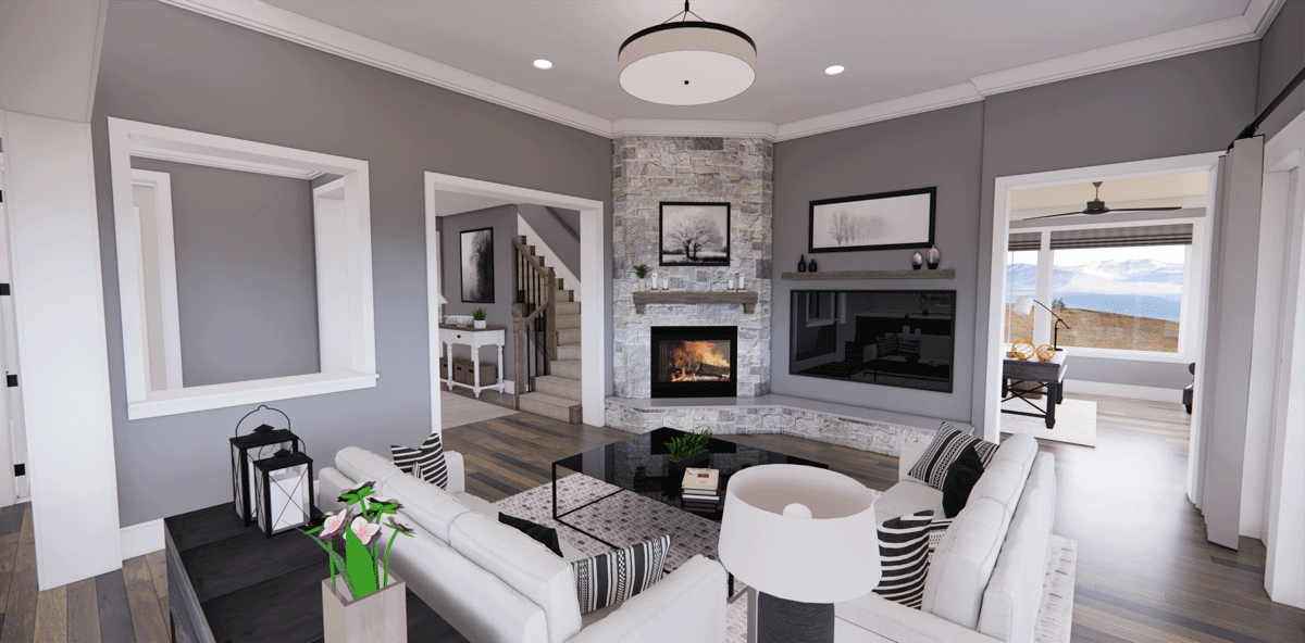 Plan 14780RK: 3 Bed 2 Story Craftsman Home Plan Under 2700 Square Feet with Main Floor Home Office - Image #24 - Craftsman, Shingle