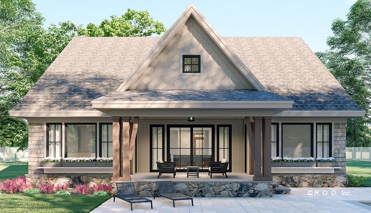 Plan 14781RK: 4 Bed 2 Story Craftsman-Style House Plan Under 3200 Square Feet with 2 Laundry Rooms - Image #5 - Country, Craftsman, Shingle