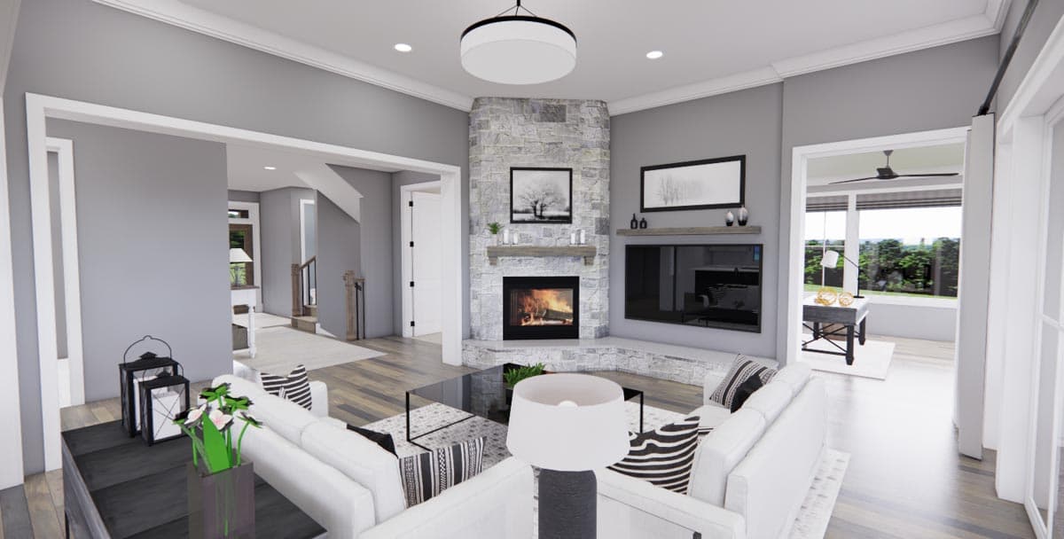 Plan 14781RK: 4 Bed 2 Story Craftsman-Style House Plan Under 3200 Square Feet with 2 Laundry Rooms - Image #11 - Country, Craftsman, Shingle